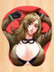 Eva v1 3D Mouse pad with Gel Wrist rest